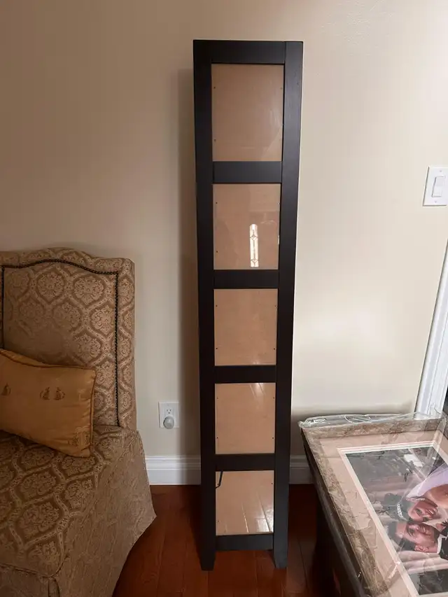 5-Photo Collage Picture Frame with Stand – Dark Espresso Finish