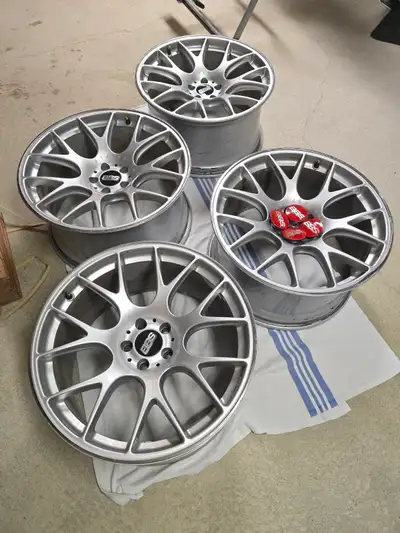 For sale set of BBS CH-Rs 20x10.5. 5x112 Rims came off of an Audi and have a 66.5mm hub bore. Good c...