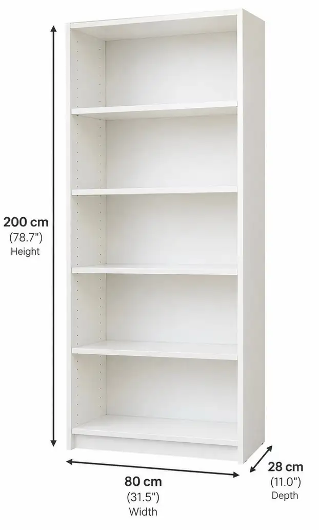 White IKEA Bookshelf in Bookcases & Shelving Units in Mississauga / Peel Region - Image 3