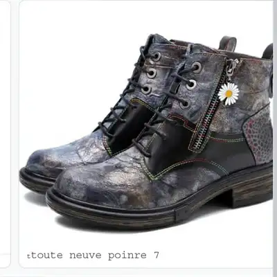 bottine en cuir pour femme pt 6.05 ou 7, View more