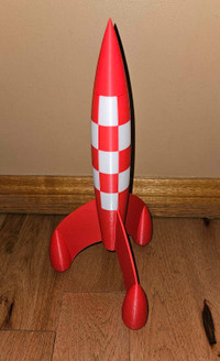 Fusée Tintin de 17 pouces de haut impression 3D