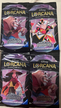 Lorcana Booster Packs 1st Edition and Rise of the Floodborn