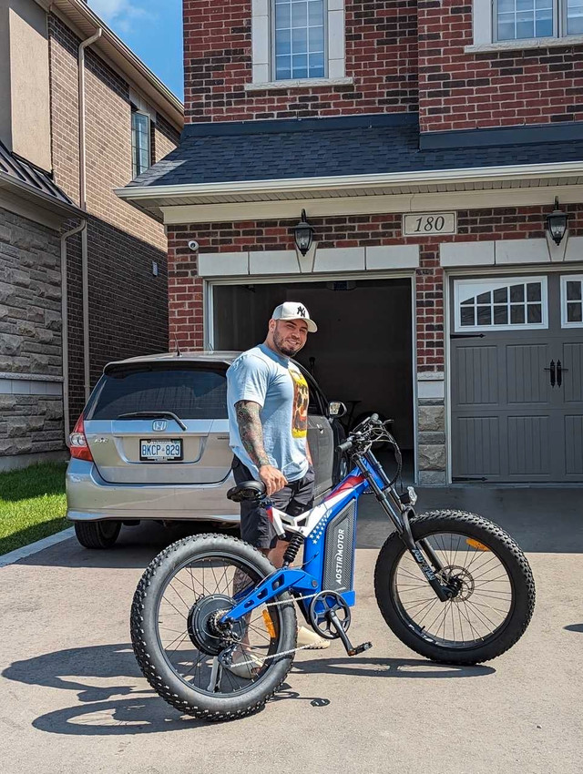 New 1500W Full Suspension Mountain Ebike 60+ Km/h Warranty in eBike in St. Catharines - Image 2