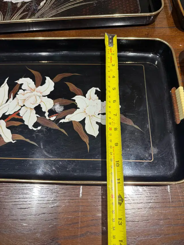 Black Lacquer Serving Trays549769169266298882