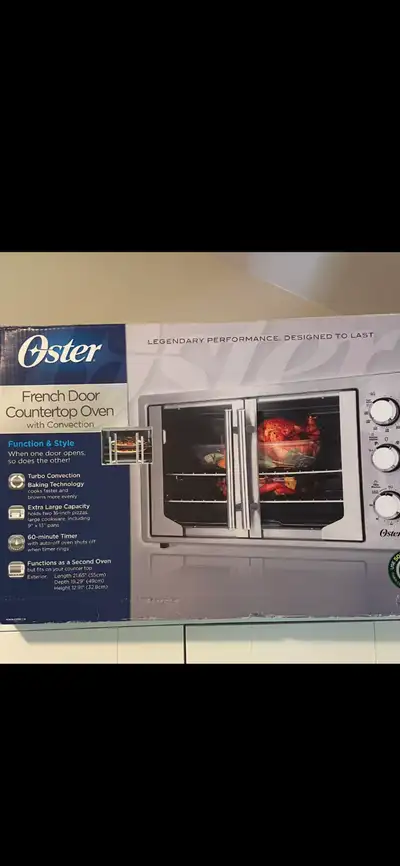 Conventional oven, new still on box, View more