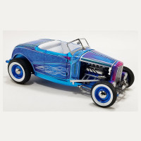 1/18 Acme 1932 Ford Hot Rod Roadster - Blue Flame (468 pcs) NEW