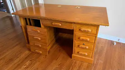 Wood computer desk, View more