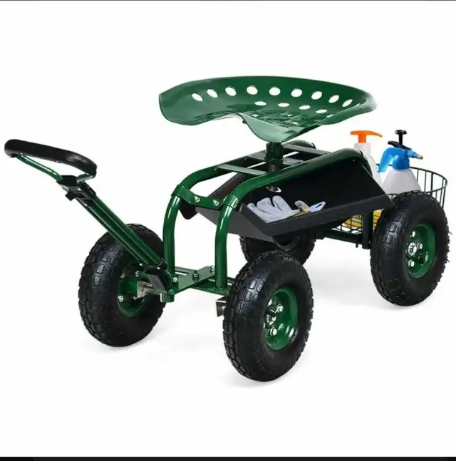 SAVE BIG-Rolling Garden Seat in Patio & Garden Furniture in City of Toronto - Image 4