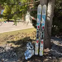142 K2 ski with new boots 