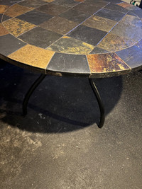 Tiled patio table
