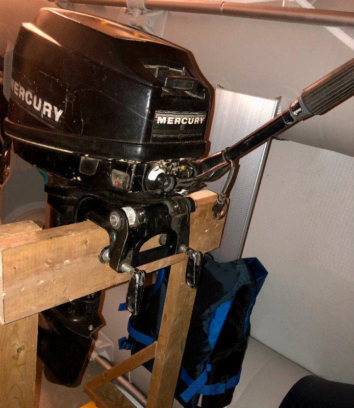 6 HP MERCURY OUTBOARD + NEW ZODIAC 11 ft BOAT Set. Canoes, Kayaks