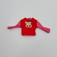 Barbie Doll Fuit Style Cherry Red Top Shirt Fashion Fever Read.