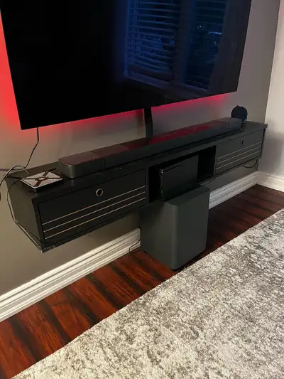 Mounted Entertainment Cabinet, View more
