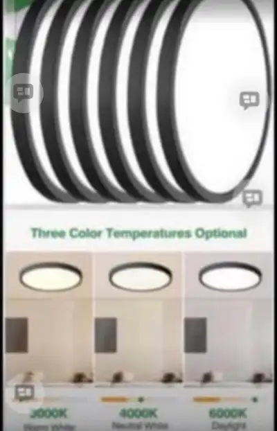 15.8 Inch LED Flush Mount  Ceiling Light White, 32W, 3480LM, 300, View more