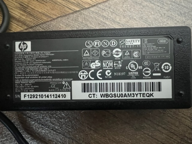2 - 65W HP laptop power supply - see part # s enclosed $2 each in Laptop Accessories in Ottawa - Image 2