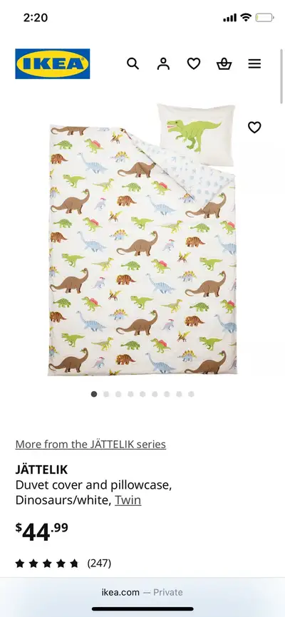  kids dinosaur duvet cover sets (twin), View more