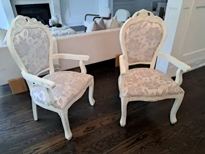 Venus White & Silver Armchair, View more