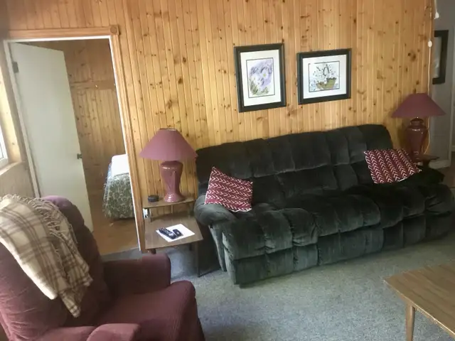 Lakeshore cottage on wide sandy beach in Ontario in Canada - Image 3