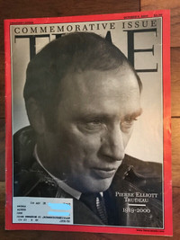 Time Magazine Commemorative Issue Pierre Elliott Trudeau
