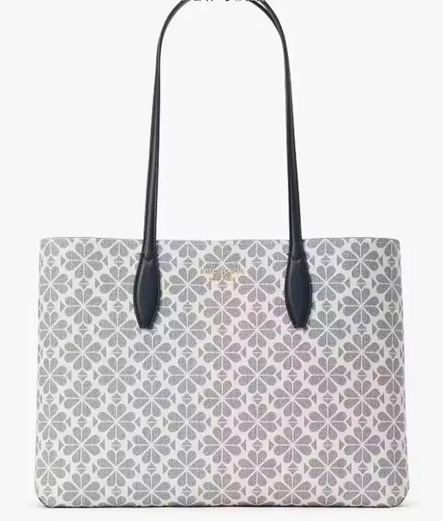 KATE SPADE NY Women, PVC, Spade Flowers Tote, Slate Blue & in Bags & Luggage in City of Montréal - Image 4