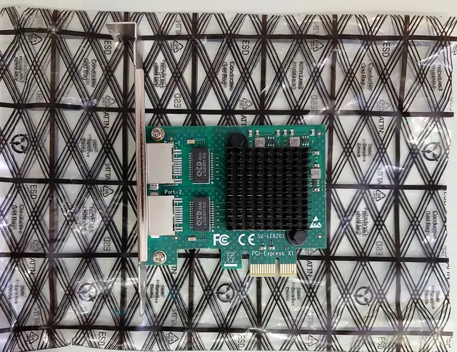 GLOTRENDS LE8202 2-Port Gigabit PCIe Ethernet Network Card in Networking in City of Toronto - Image 2