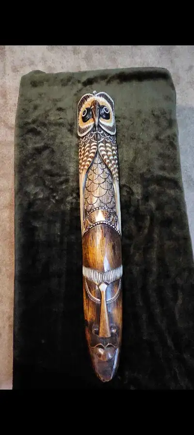 Ornamental Wooden OWL , View more