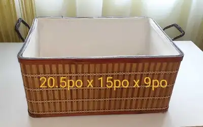 Panier en osier / wicker basket, View more