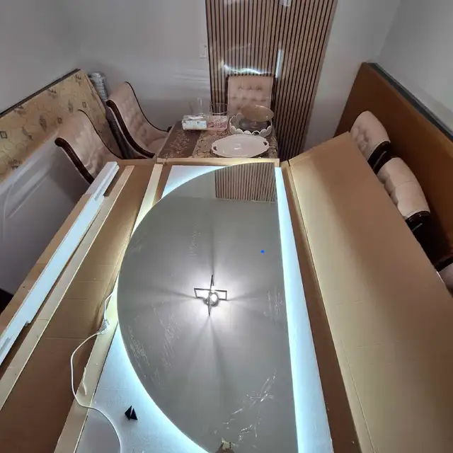 Half Moon LED MIRROR  in Indoor Lighting & Fans in City of Toronto - Image 5