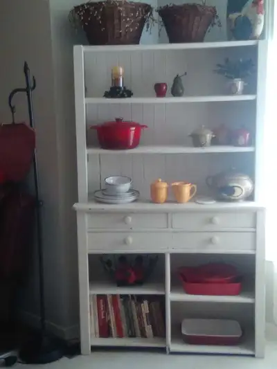 Antique Pine Hutch , View more
