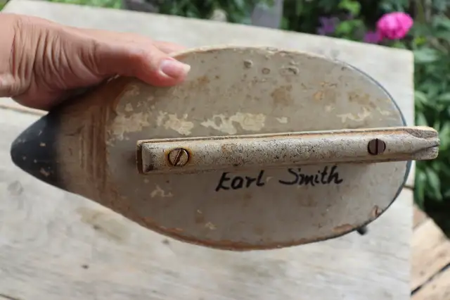 Old Wooden Decoy On Stand in Arts & Collectibles in London - Image 10