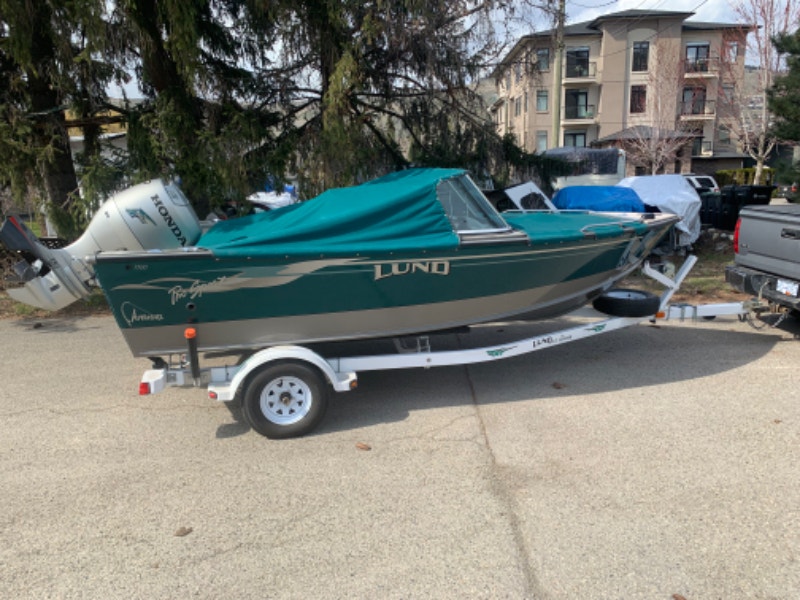 Lund 1700 Bowrider Boat Powerboats & Motorboats Vernon Kijiji