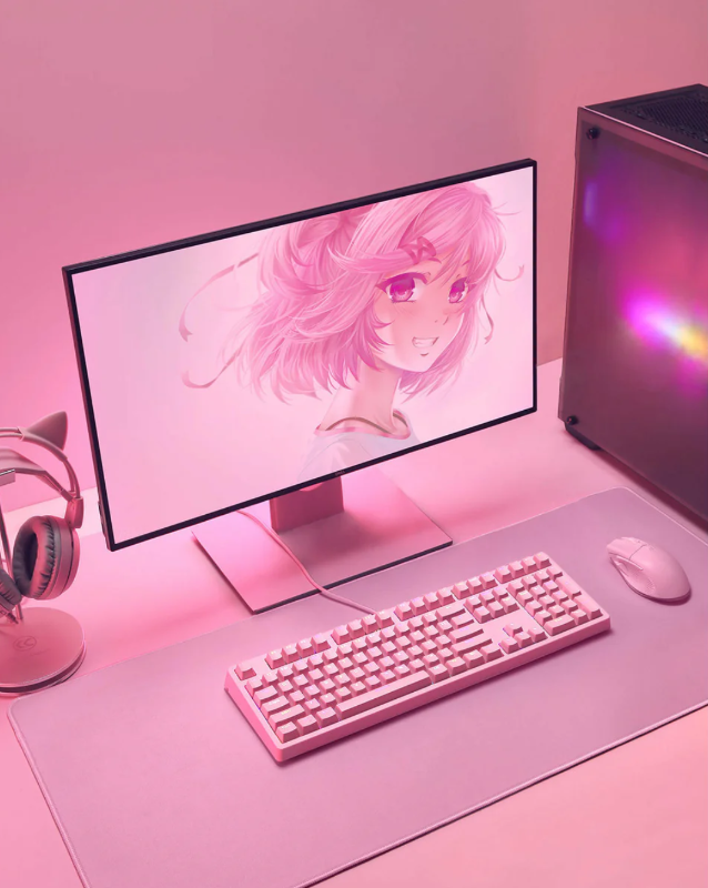 AUKEY Mechanical Gaming Keyboard - PinkRGB Backlight in Mice, Keyboards & Webcams in Mississauga / Peel Region - Image 2