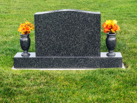 Cemetery plot maintenance and care
