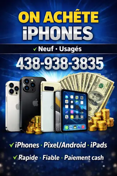 On achète les iPhones — Top prix garanti, View more