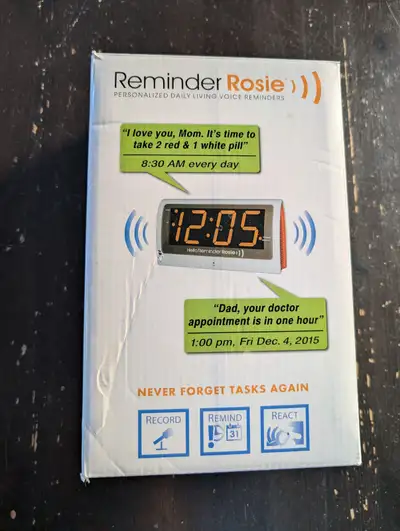Reminder Rosie Personal Reminder Clock - Like NEW, View more