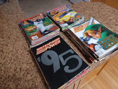 Vintage Lot of 44 Nintendo Power Magazines, View more