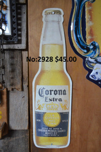 Publicité tôle bouteille Corona 20 pouces