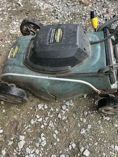 I am selling a used Yardworks 14" 8A electric lawn mower. This compact mower is perfect for small ya...