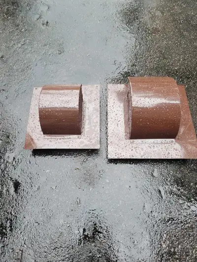 Roof Vent Hoods metal new brown, View more