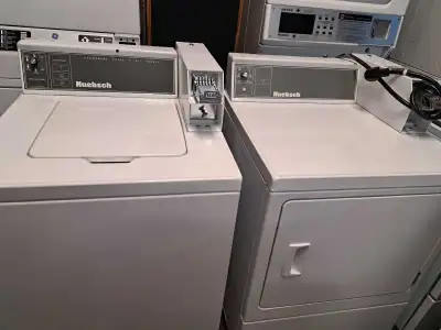 Coin washer and dryer , View more