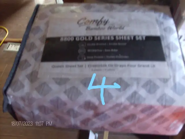 queen size sheets assorted colors, 4 sets 100%new. diff prices. in Bedding in City of Toronto - Image 6