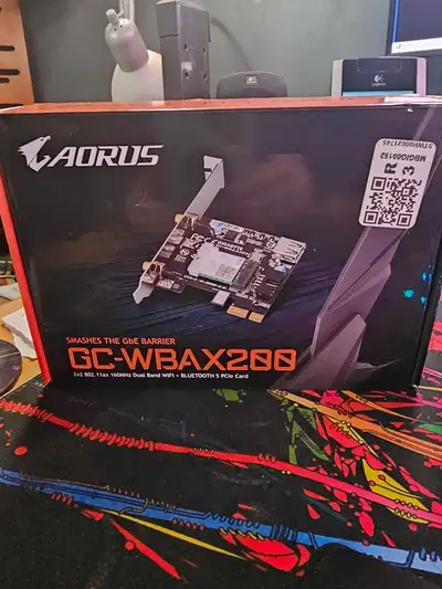 Gigabyte GC-WBAX200 PC IE Wi-Fi Card, View more