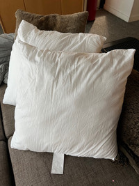 2 European pillows - new