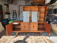 Fine Wood Display Cabinet for Dining Room or Kitchen