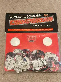1996 UD Michael Jordan Championship 100 Picture Discs & 2 Metal
