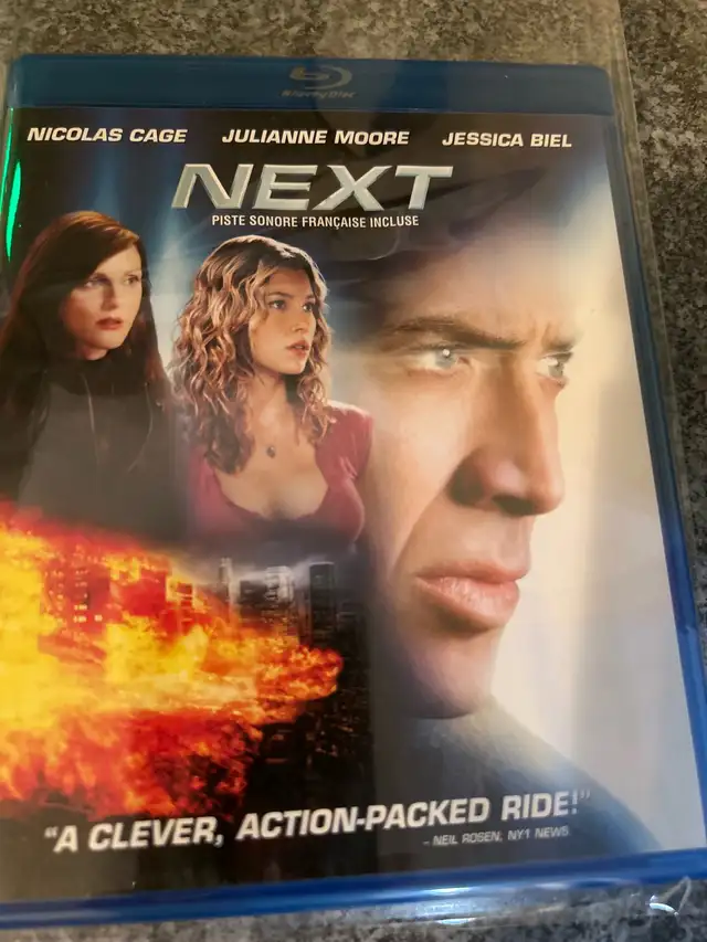 next - 2007 - Blu-ray bilingue 10$. in CDs, DVDs & Blu-ray in Lévis - Image 2