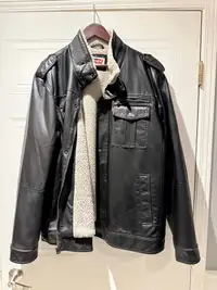 Levis faux leather jacket - New no tags