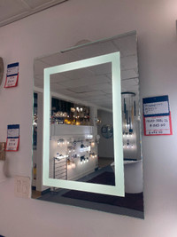 1-Light LED Rectangular Mirror