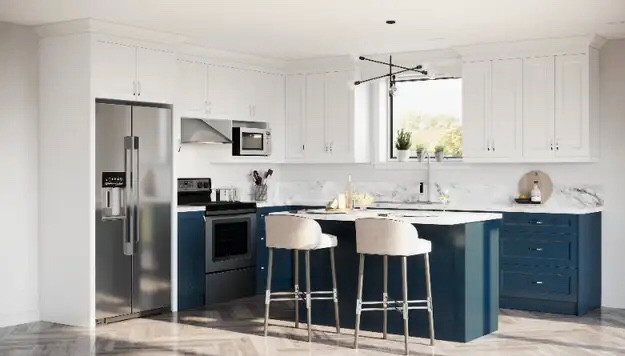 solid wood and HDF kitchen cabinets and vanity @whole sale price in Cabinets & Countertops in Kitchener / Waterloo - Image 3