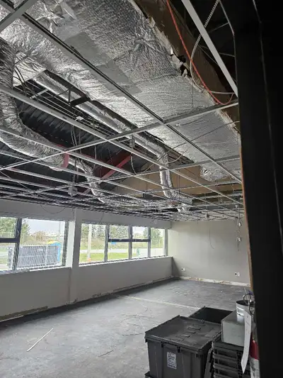 t bar , drywall, steel stud framing, View more